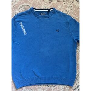 Chaps Men's Crewneck Sweater in Blue